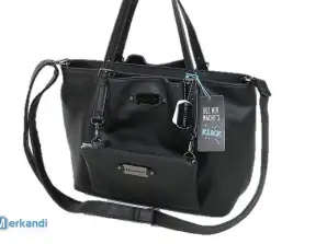 Dámská kabelka kabelka přes rameno taška Taška přes rameno PU taška černá