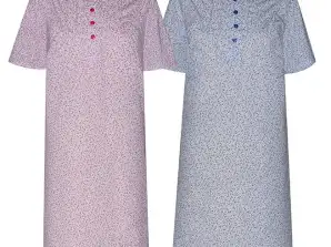 Camisas de noite femininas Ref. 543 A Tamanhos: M, L, XL, XXL. Cores variadas.