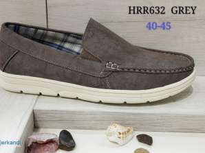Men's Shoes Ref. HRR 632 Colors: Blue, Black, Brown Grey, Light Khaki.