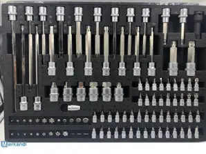 KRAFTMÜLLER Steckschlüssel-Set à 102 Stück mit Kettenblättern - Profi-Qualität