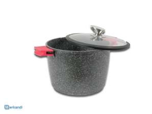 Cooking pot  with its lid available in several sizes and colors