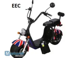 EEC elektrisk scooter Citycoco 1000w 60v 12Ah