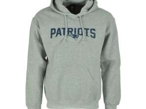 Majestetisk NFL Fotball New England Patriots Logo hettegenser, SM