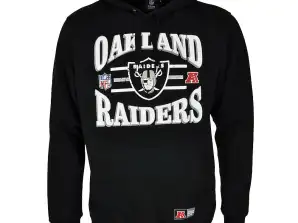 Majestetisk NFL Fotball Oakland Raiders Overhead hettegenser, SM