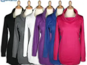 Γυναικείο πλεκτό φόρεμα Mod. 195 ποικιλίες σε μεγέθη και χρώματα