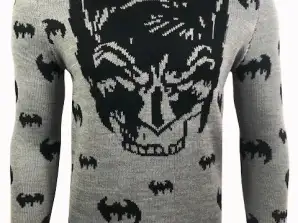 Hommes Batman Pull 100% Arcylic Sweat Shirt Pull Pull Halloween Hauts à manches longues