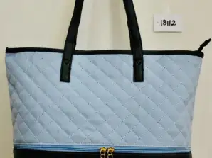 Naisten muotilaukku - vaalea ja tummansininen - REF 18112