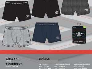 Destocking Boxer for men UMBRO, Outlet: Small quantity New in the box with labels