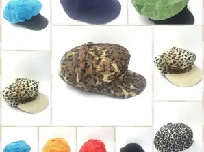 Cappellini in ciniglia animalier e lana - Tendenze accessori moda all'ingrosso 2019