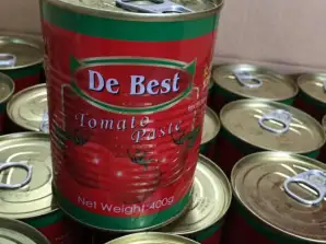 Pasta de tomate de alta calidad 400GR - 48,000 unidades por contenedor de 20 