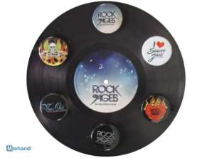 6 pcs badges pins ROCK OF AGES film