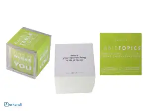 Party games ask questions small talk card boxes