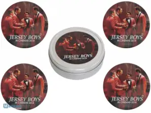 Ensembles 4x tampons boîtes JERSEY BOYS Thème de film