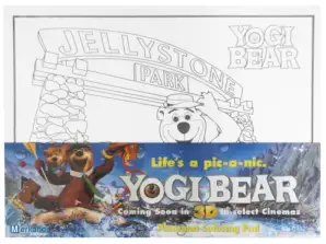 Coloring pictures coloring pages sets 25 pcs pictures YOGI BEAR