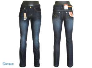 Lange Damenhose Jeans aus Baumwolle