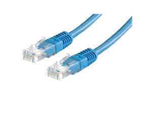 VALUE patch kablosu UTP Cat6 1m mavi 21.99.1534