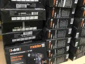 SPRZEDANE Meister Brand New Cordless Drill Stock
