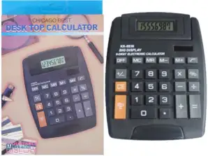 Large electronic desk calculators for the office