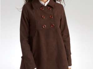 Jaqueta marrom com botões - Nova coleção