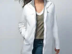 Біла куртка з знімний жилет - Нова колекція весна