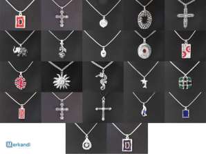 Necklaces chains silver pendants jewellery