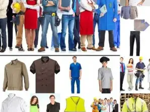Lot de vêtements de travail - Variété de modèles et de tailles
