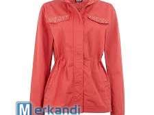 Röd parkas för kvinnor - Olika europeiska jackor av hög kvalitet med OEKO Tex-märkning