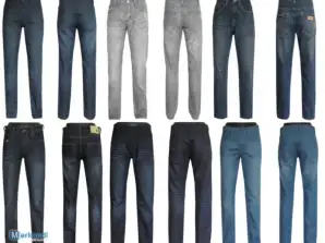 Long women's pants men's jeans mix models