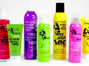 Hair styling products:Aceroal spray, Textured paste, Acerola hair spray, The lime conditioner, The innovative, adjustable pineapple hair spray, Light airy guava styling mousse