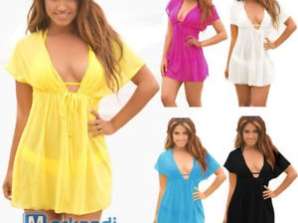 Kaftan Zīda pludmales kleitu vairumtirdzniecība - regulējami izmēri & Krāsu sortiments