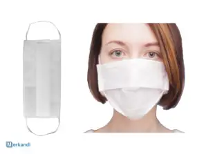 Máscaras faciais máscaras de proteção de segurança de dupla camada