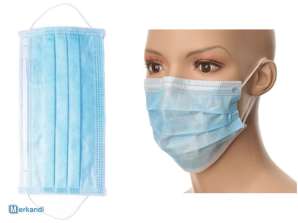 Protective face masks three-layer protective masks