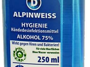 Dezinfekavimo priemonė, rankų dezinfekavimo priemonė 250ml, rankų dezinfekavimo priemonė