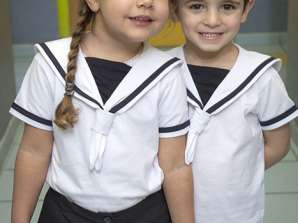 Short sleeved sailor uniforms for children