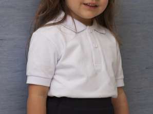 Children's polo shirt with 2 buttons