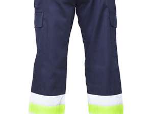 High visibility unisex trousers