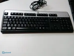 HP QWERTY USB Keyboard no atacado - Modelo KU-0316 e Mix Dell