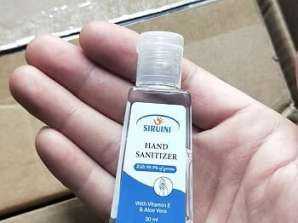 Siruini Hand Sanitizer - Alcohol 75% with Rich Vitamin E and Aloe Vera Extract