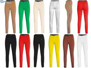 Pantalon long femme jambes étroites 36-46