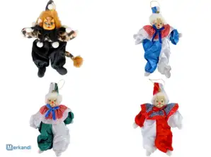 Christmas decorations, Christmas tree decorations clowns