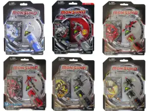 Monsuno Starter Pack figurines cores cards disks