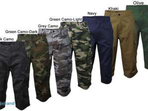 Pantaloncini da uomo a tre quarti 3/4 elasticizzati in vita cargo da combattimento pantaloni di lunga