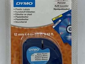 DYMO TAPE LETRATAG KUNSTSTOFF. WEISS 91201 SO721610