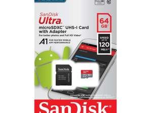 SanDisk MicroSDXC Ultra 64GB SDSQUA4-064G-GN6MA