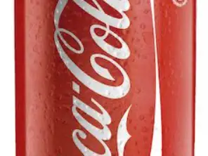 Palets de Latas de Coca Cola 330ml Texto danés