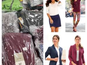 Partia wysokiej jakości odzieży damskiej na eksport - różne marki i rozmiary europejskie