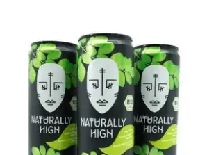 Økologisk Moringa te & energidrik 330 ml | Isgrøn te, Red Bull