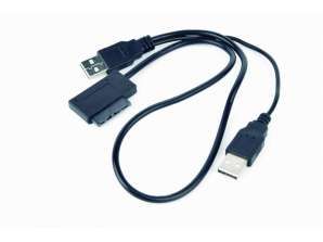 CableXpert ekstern USB til SATA-adapter til slank SATA SSD - A-USATA-01