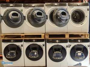 Samsung Addwash 8kg augstas klases veļas mazgājamo mašīnu komplekts ar papildu durvīm