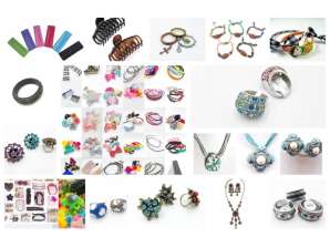 Jewelry and hair accessories pallet assortment offer summer 2021
